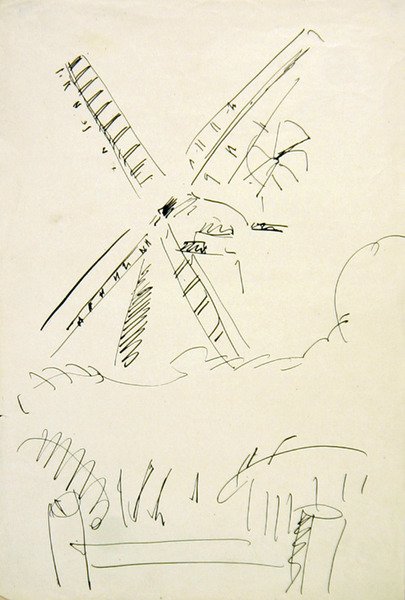 Vindmølle af Henri Gaudier Brzeska