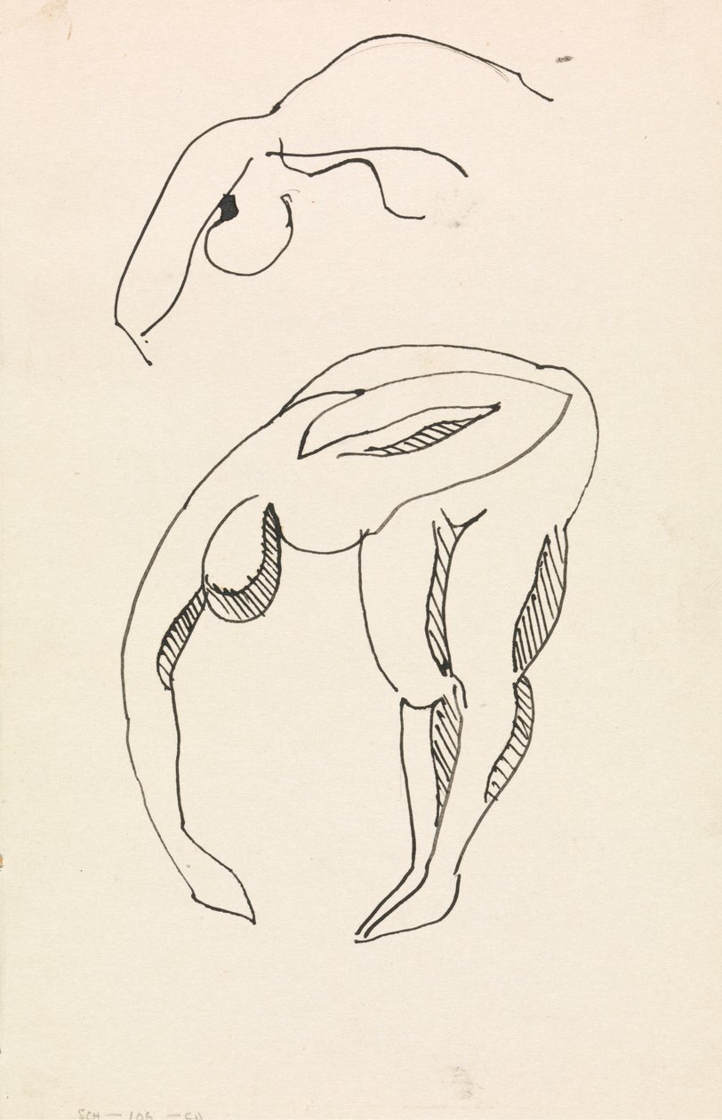 Bukkefigur af Henri Gaudier Brzeska