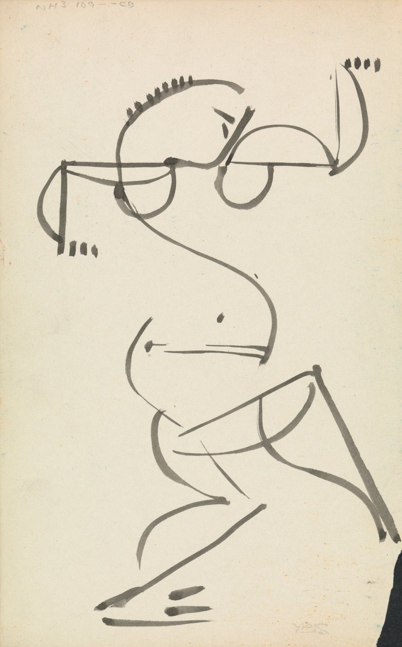 Dansende figur af Henri Gaudier Brzeska