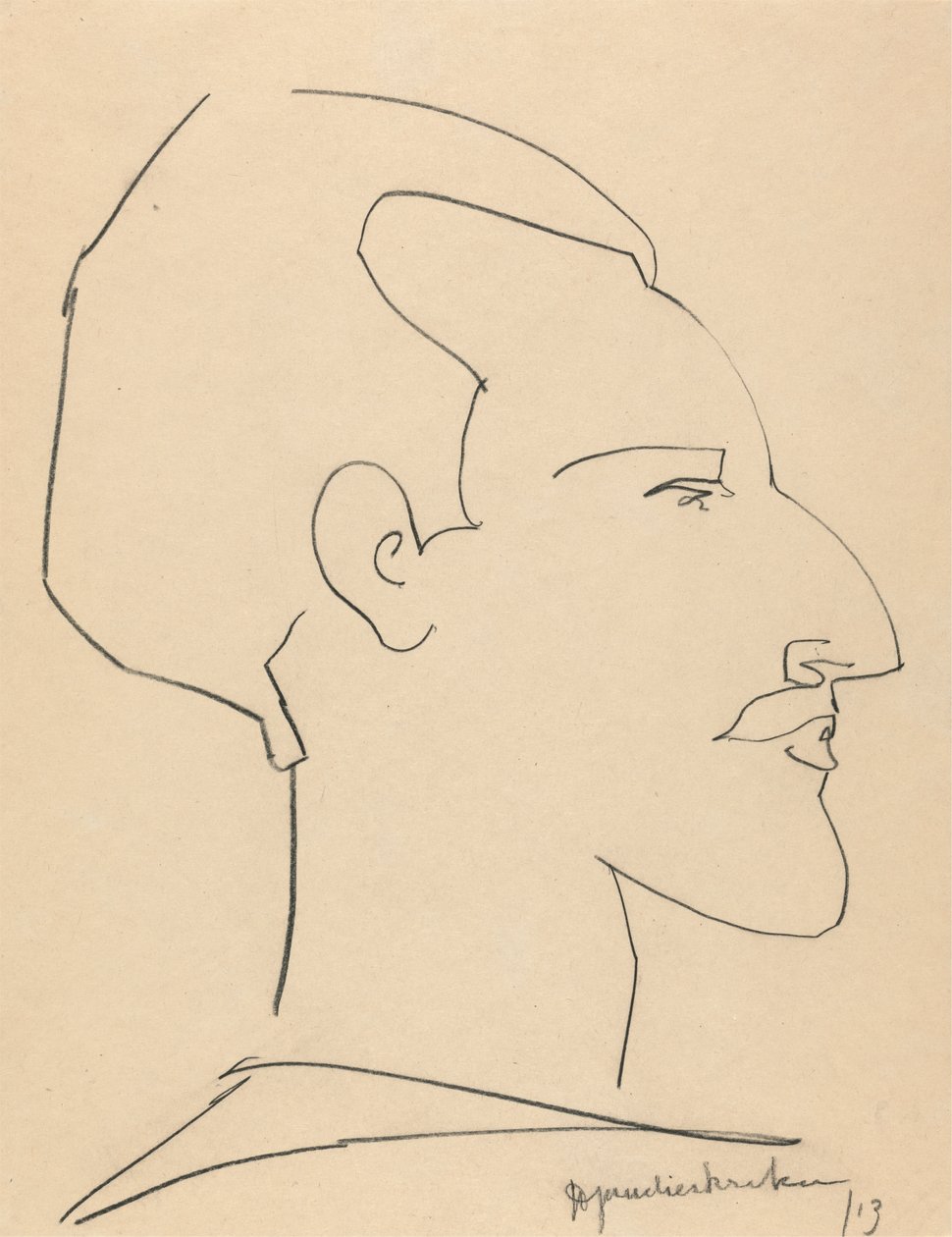 Horace Brodsky af Henri Gaudier Brzeska