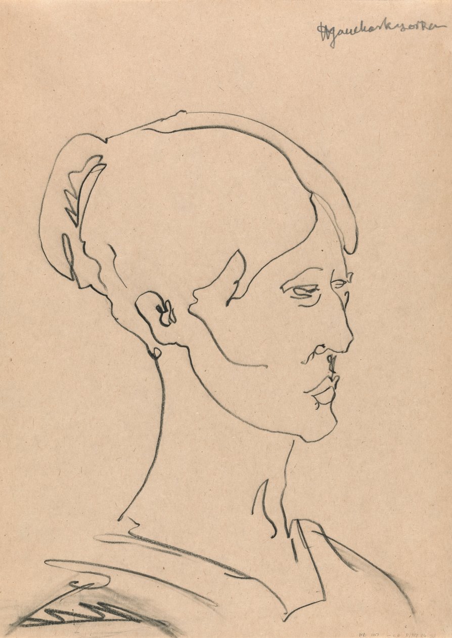 Portræt af en kvinde af Henri Gaudier Brzeska