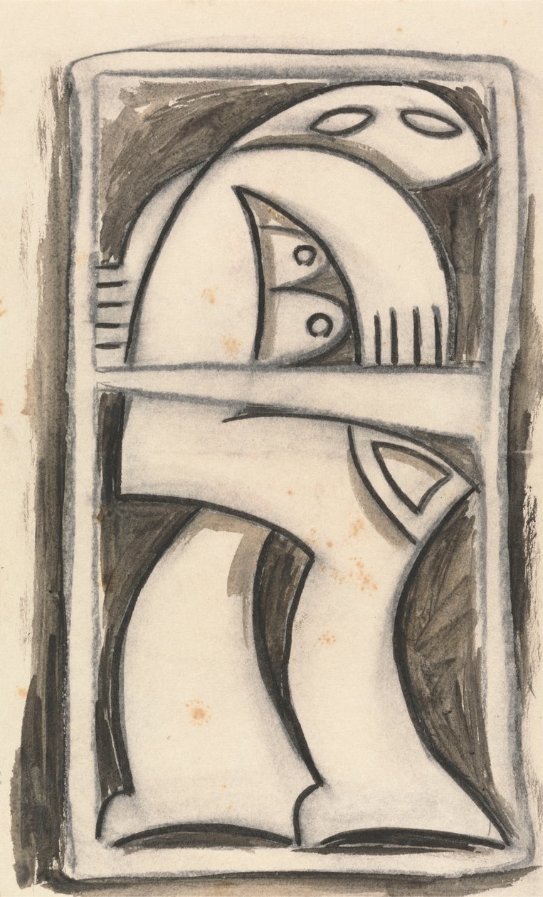 Stående kvindeskikkelse af Henri Gaudier Brzeska