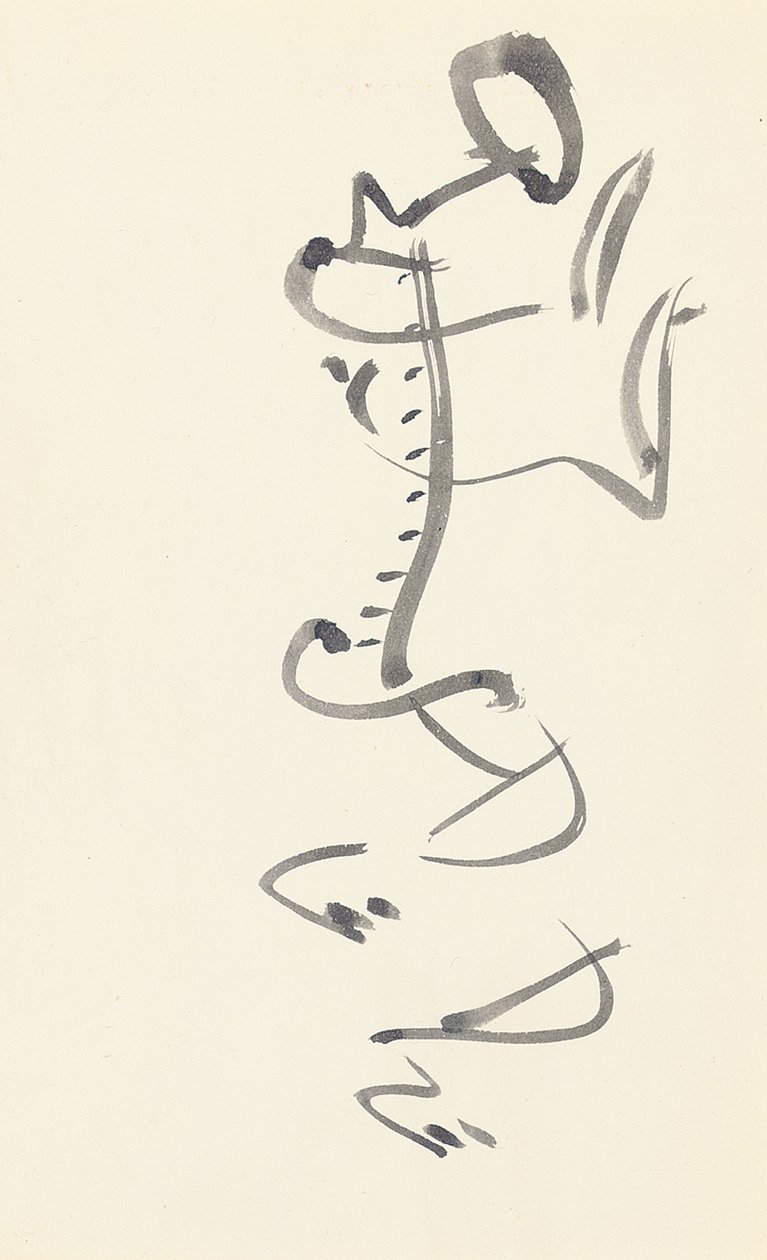Studie for "Red Stone Dancer", 1914 af Henri Gaudier Brzeska