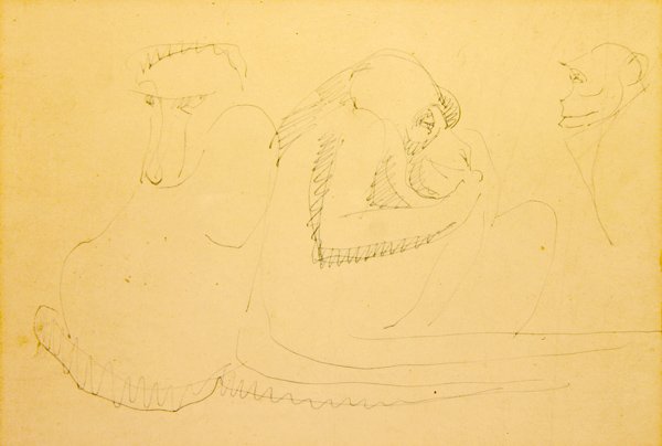 Tre aber af Henri Gaudier Brzeska