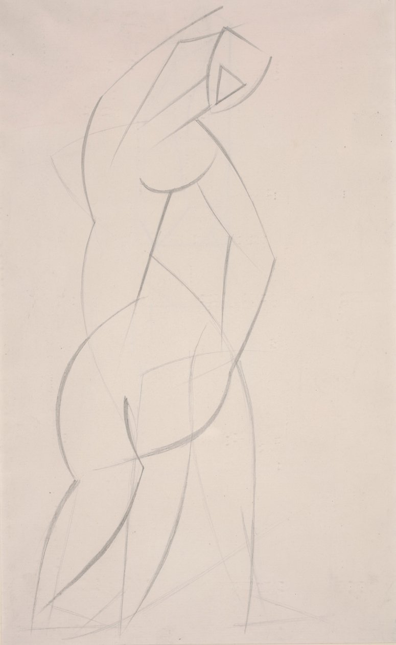 Uden titel (Studie for Red Stone Dancer) af Henri Gaudier Brzeska