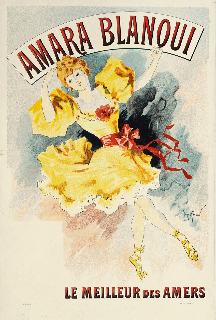 Amara Blanqui, ca 1895-1900. af Henri Georges Meunier