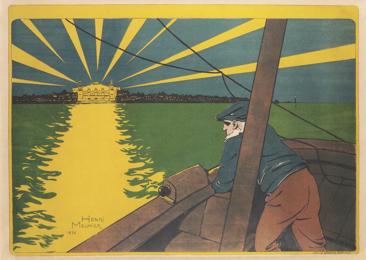Blankenberge Casino, 1896. af Henri Georges Meunier