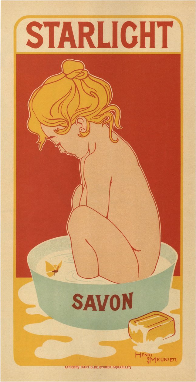 Starlight Savon, 1899 af Henri Georges Meunier