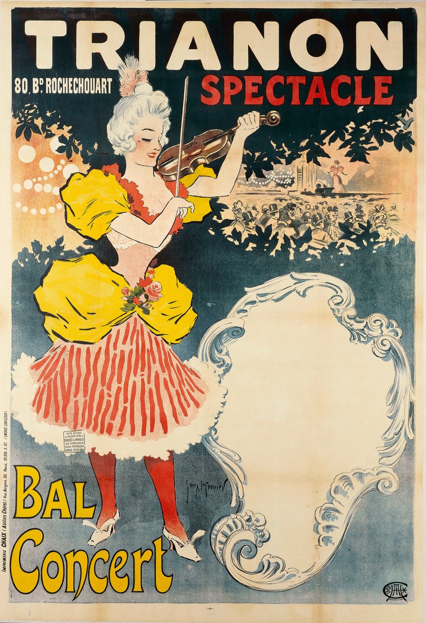 Trianon Spectacle Bal Koncert, 1897. af Henri Georges Meunier