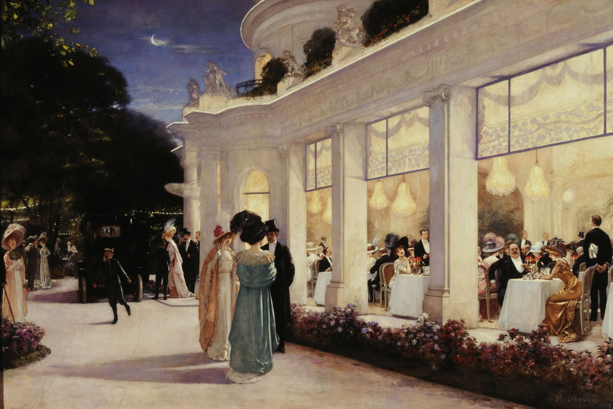 En aften på Pré-Catelan af Henri Gervex