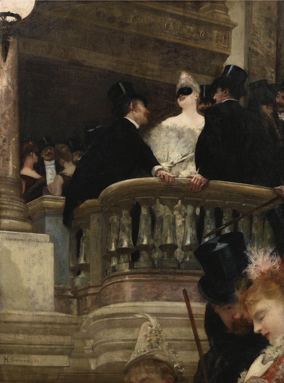 Maskebal i Operaen, 1886 af Henri Gervex
