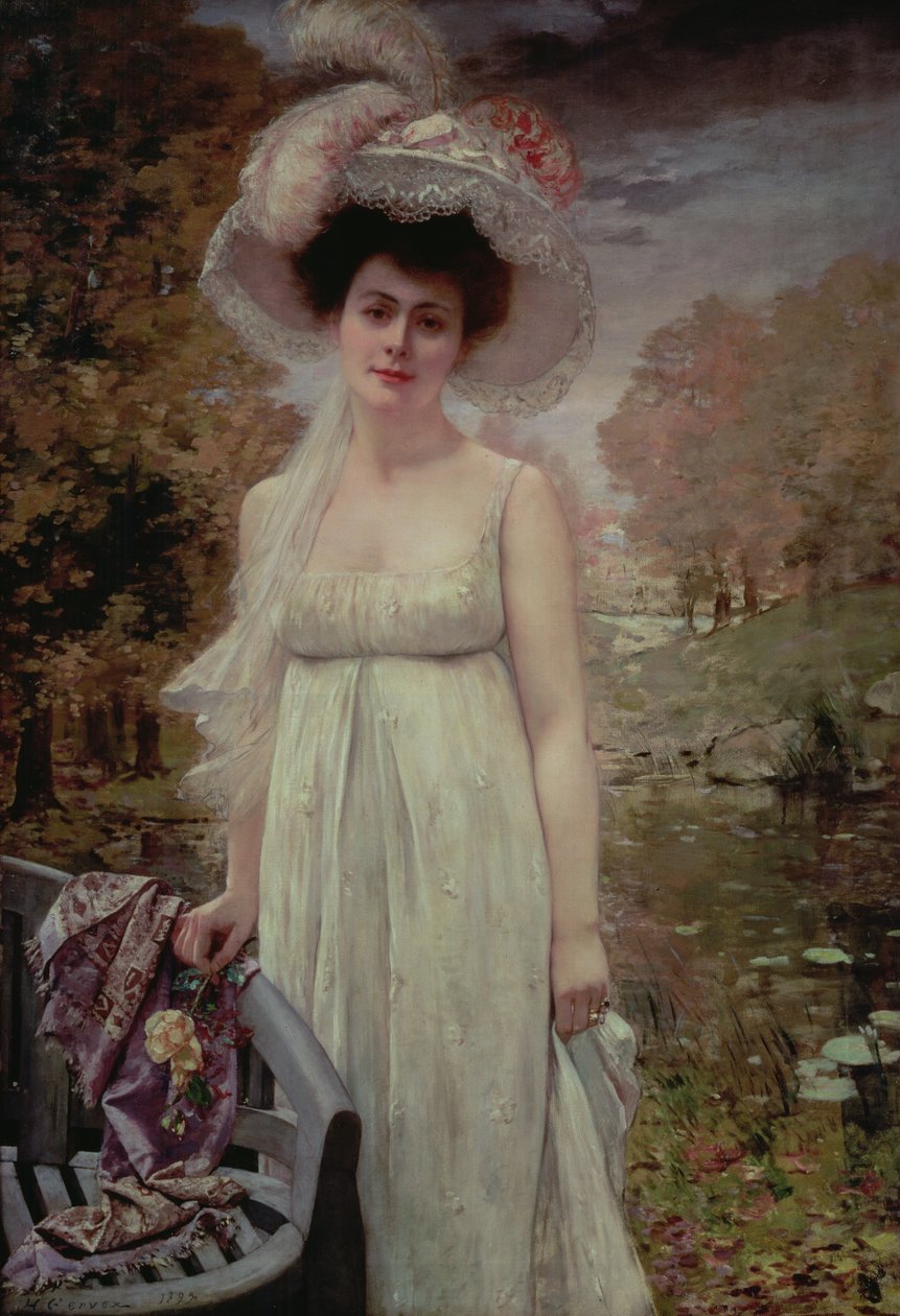 Portræt af Madame Gervex, 1899 af Henri Gervex