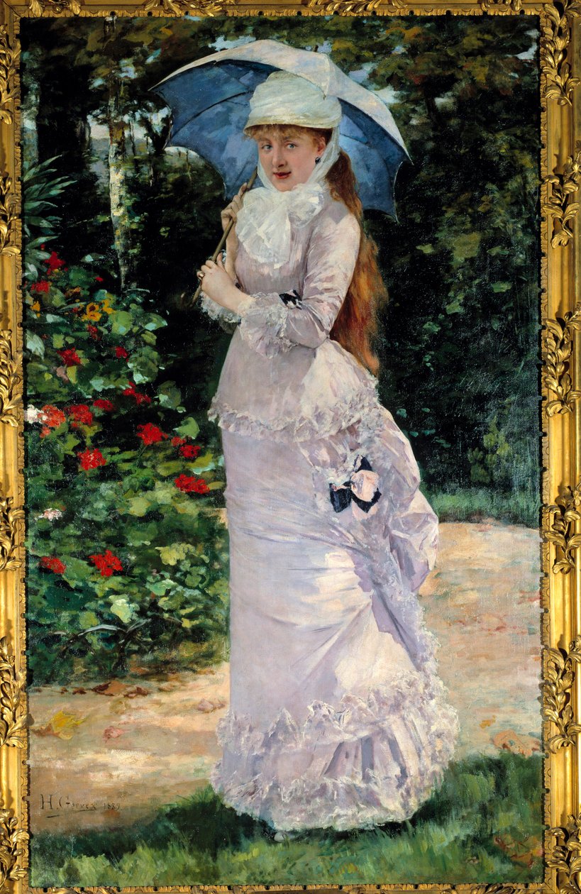 Portræt af Madame Valtesse de la Bigne (1861-1910), kurtisane, der fungerede som model for Nana. Maleri af Henri Gervex (1852-1929) af Henri Gervex