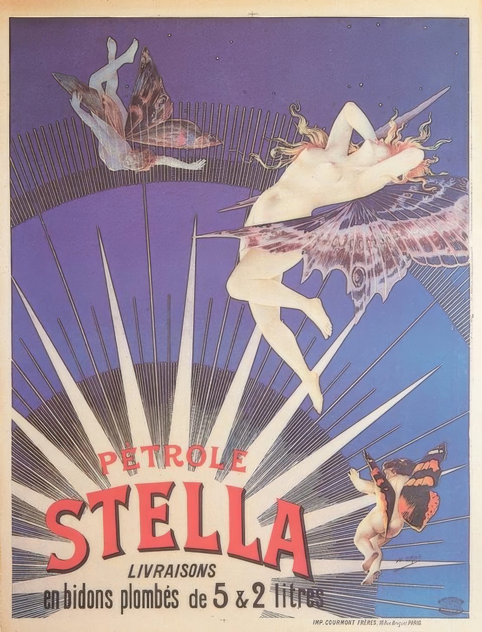 Stella Petroleum / Plakat 1897 af Henri Gray
