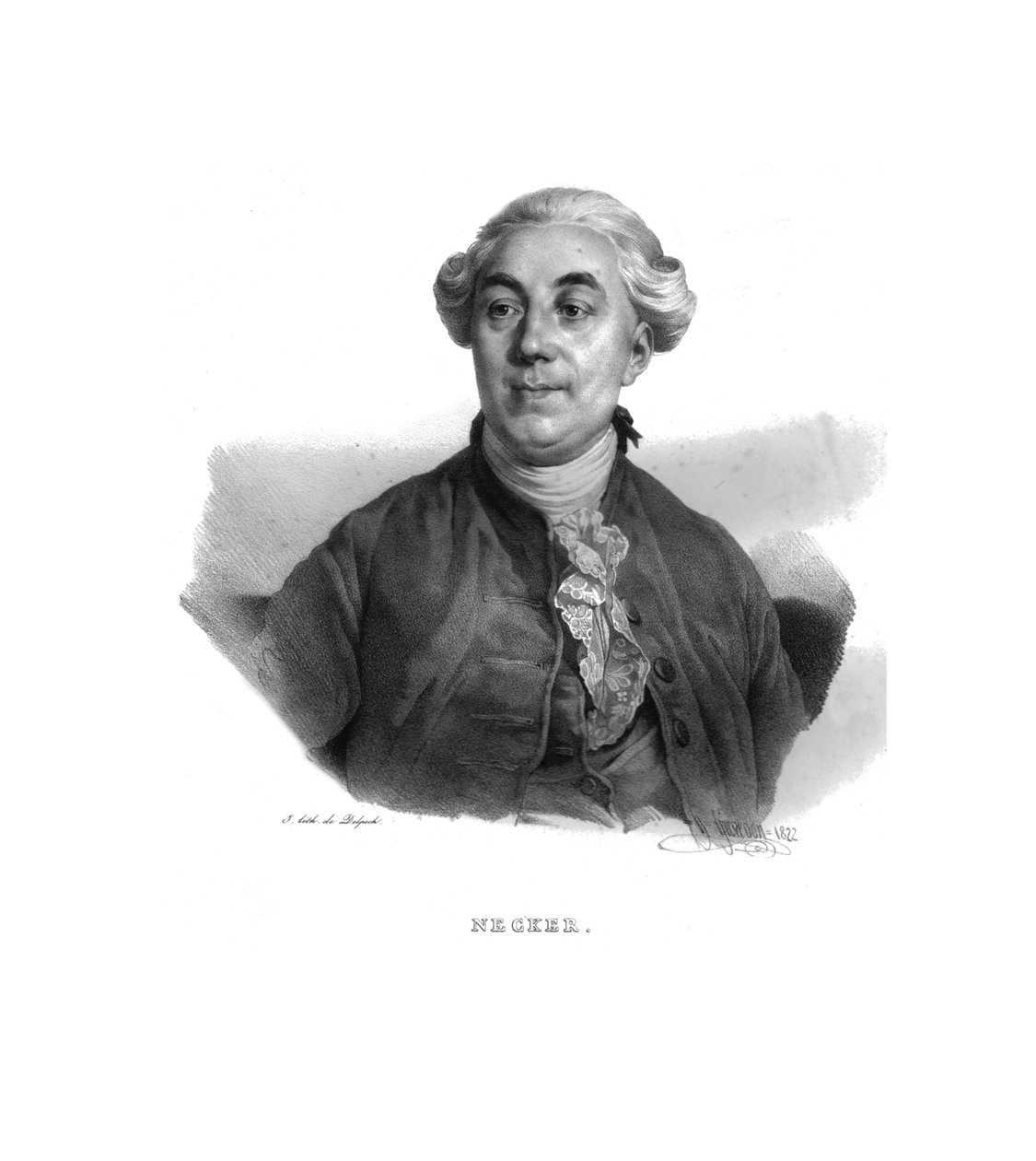 Necker, Jacques Necker, 1822 af Henri Grevedon