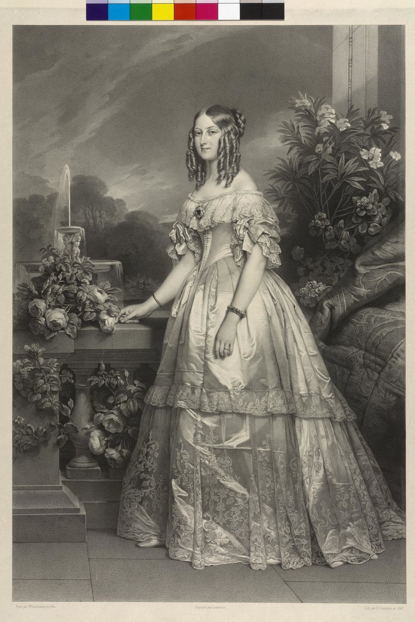 Prinsesse af Sachsen-Coburg-Gotha Victoria af Henri Grevedon