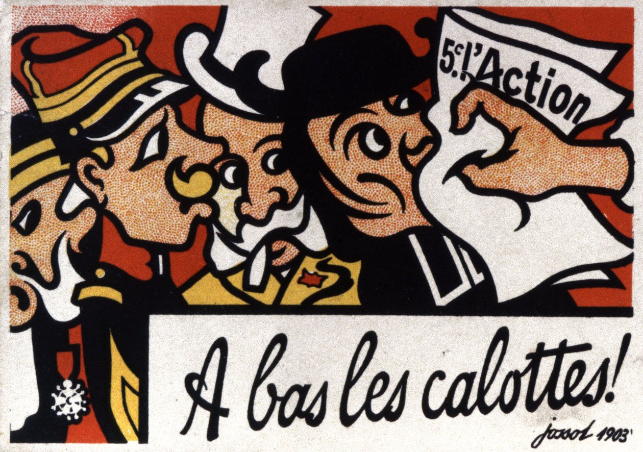 Ned med kasketterne af Henri Gustave Jossot