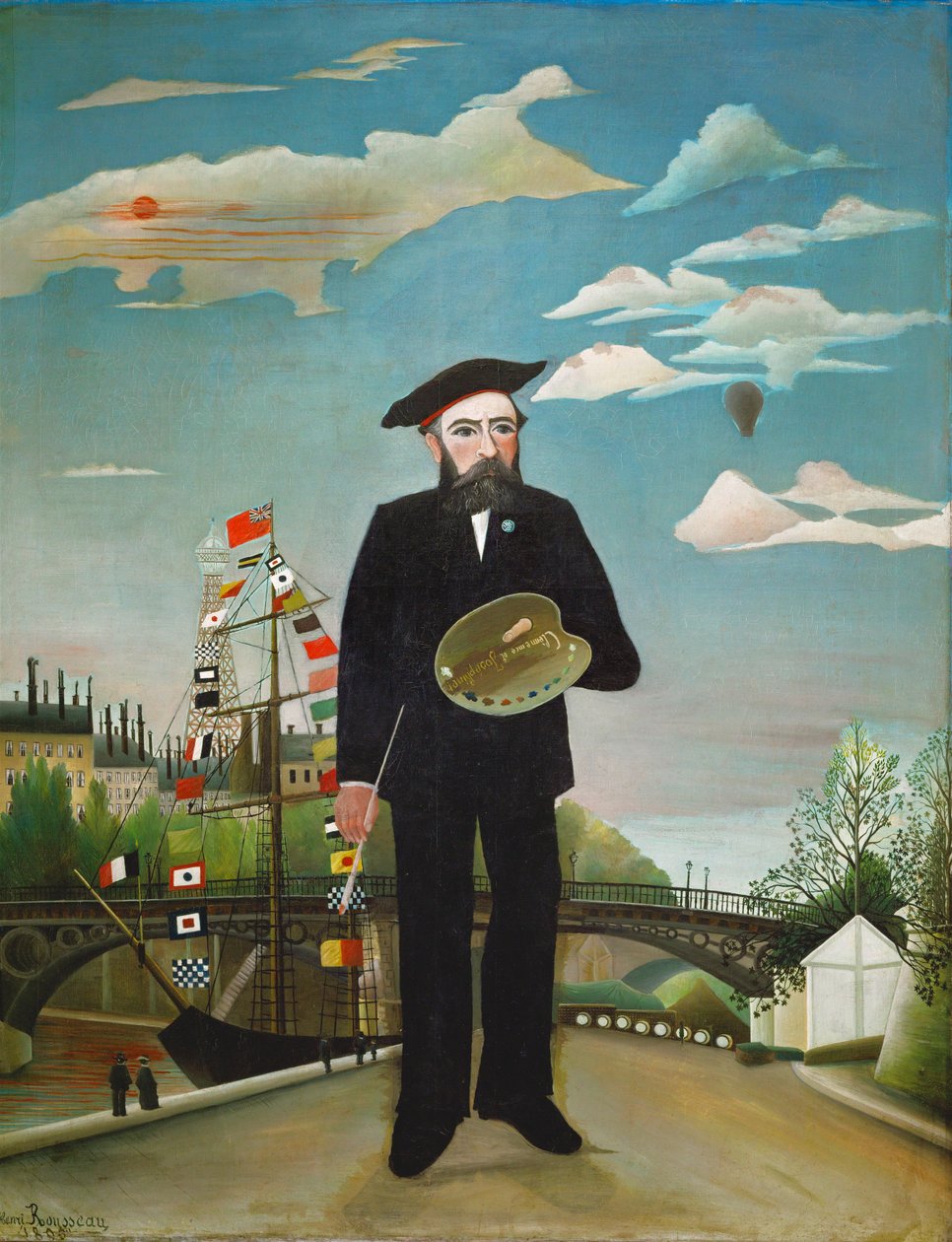 Moi-meme af Henri J.F. (1844 1910) Rousseau