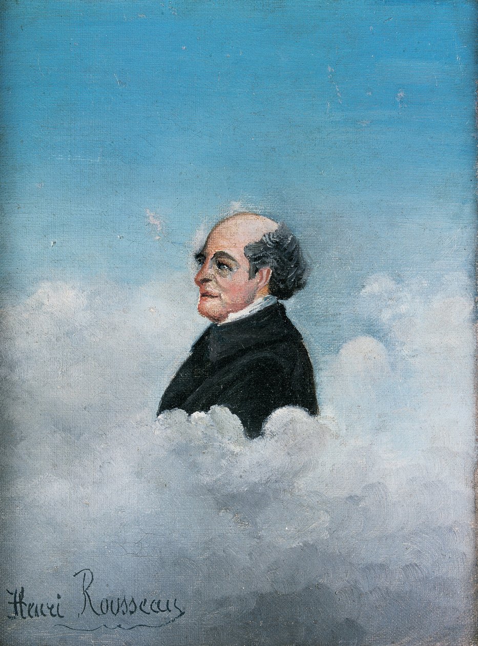 Portræt af kunstnerens far, ca. 1905 (olie) af Henri J.F. Rousseau