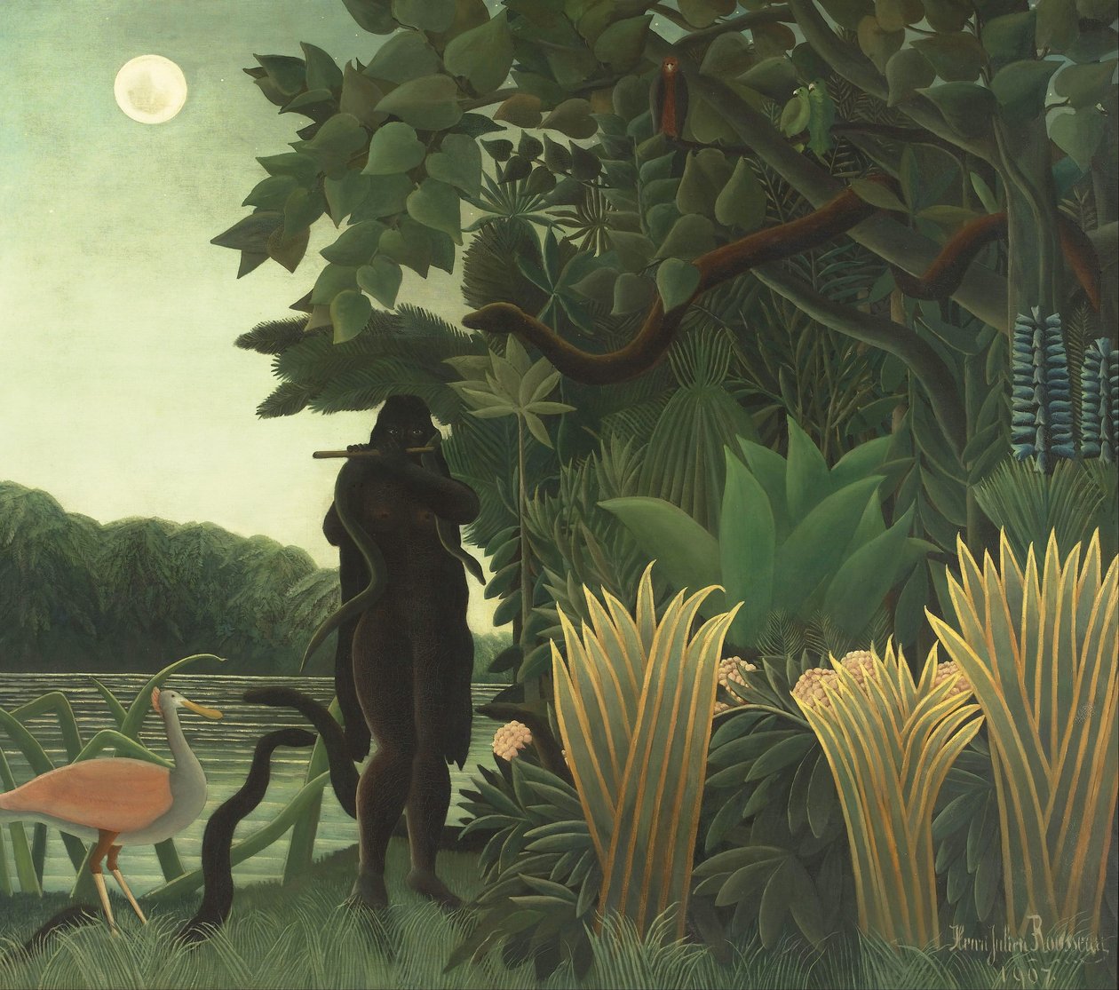 Slangecharmetrold af Henri J.F. Rousseau