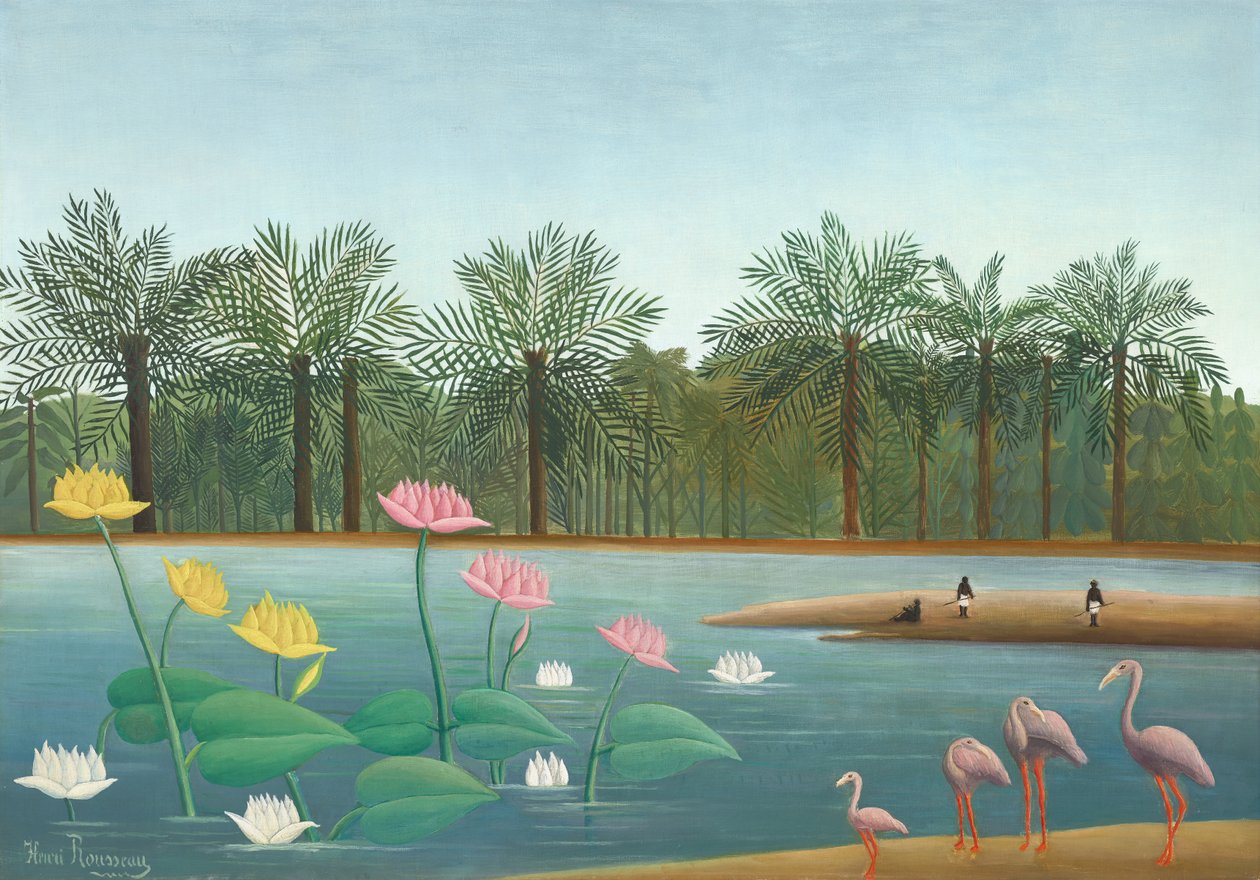 Flamingoer af Henri J.F. (1844 1910) Rousseau