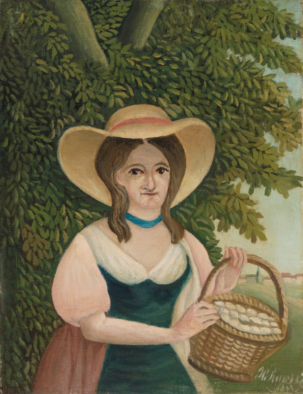 Æggekvinden af Henri J.F. 1844 1910 Rousseau