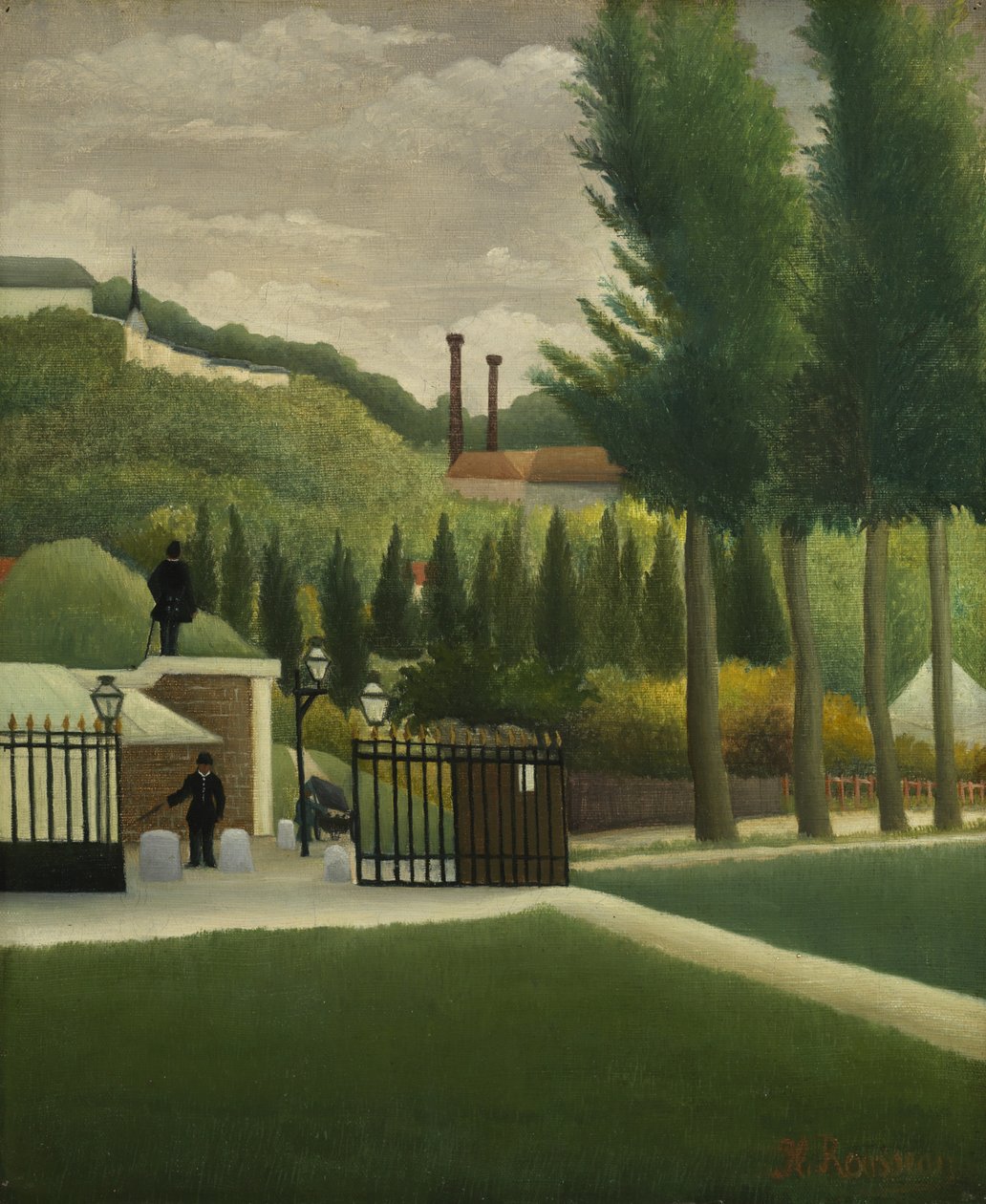 Bompengehuset, c.1890 af Henri J.F. 1844 1910 Rousseau