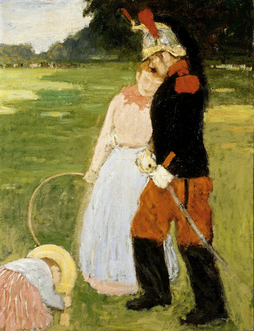 Søndag i Bois de Boulogne af Henri Jacques Edouard Evenepoel