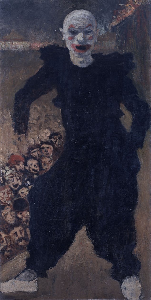 Klovnen, ca. 1898-99 (olie på lærred) af Henri Jacques Edouard Evenepoel