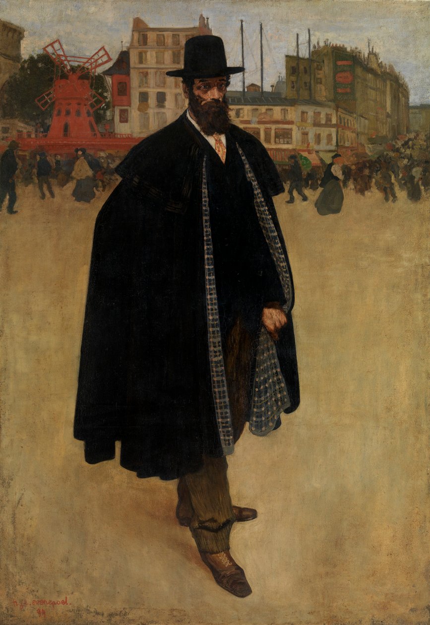 Spanieren i Paris (portræt af kunstneren Francisco Iturrino) af Henri Jacques Edouard Evenepoel
