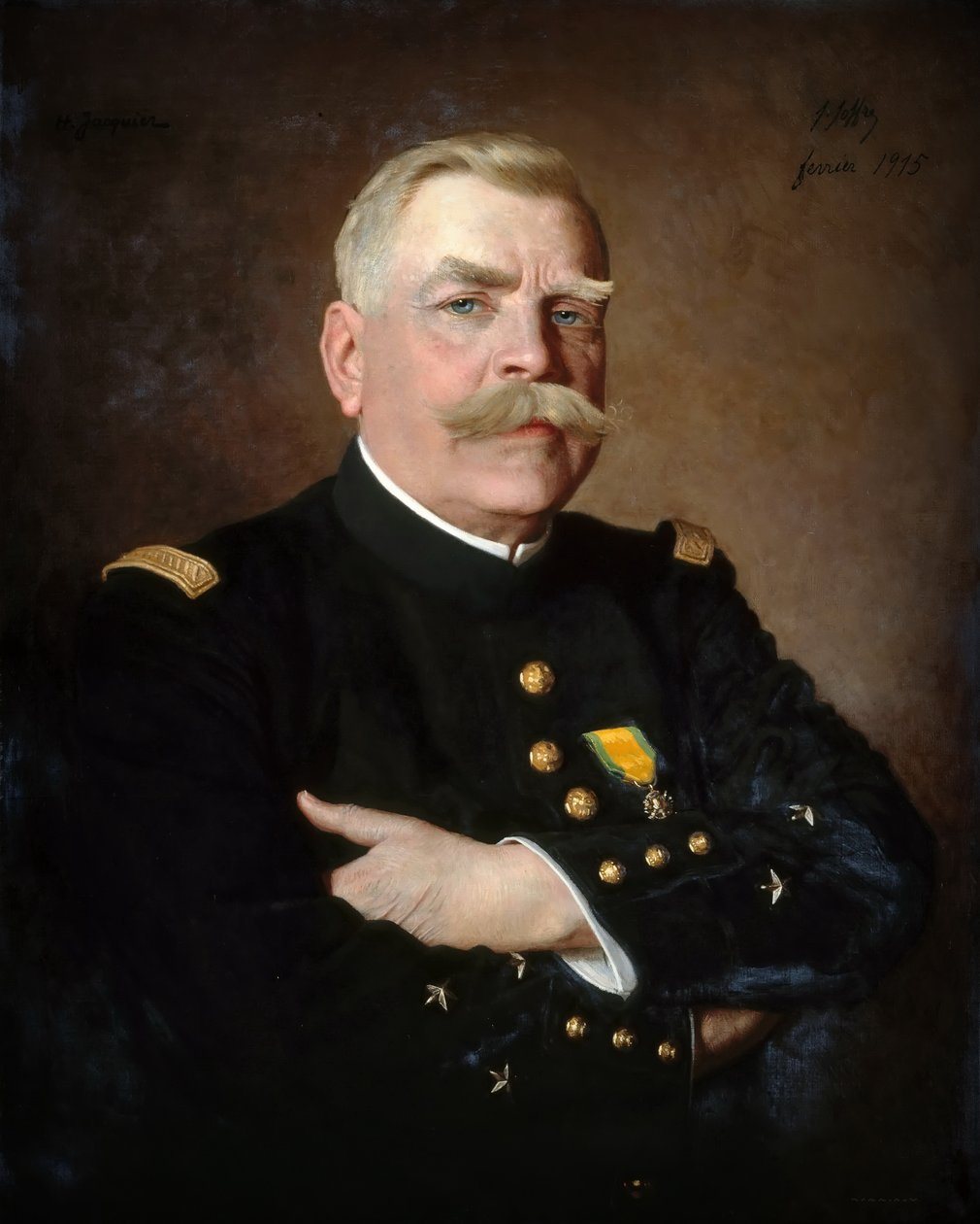 Portræt af Joseph Joffre 1852-1931, marskal af Frankrig af Henri Jacquier