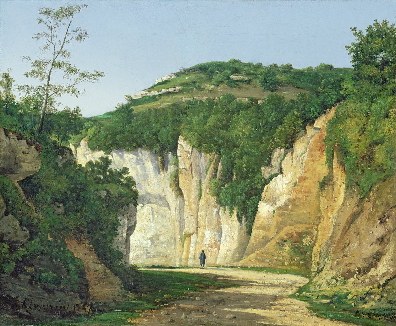 Cremieu, 1847 af Henri Joseph Harpignies