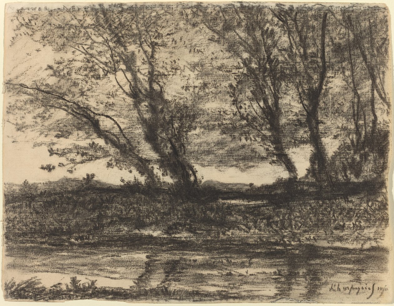 Landskab af Henri Joseph Harpignies