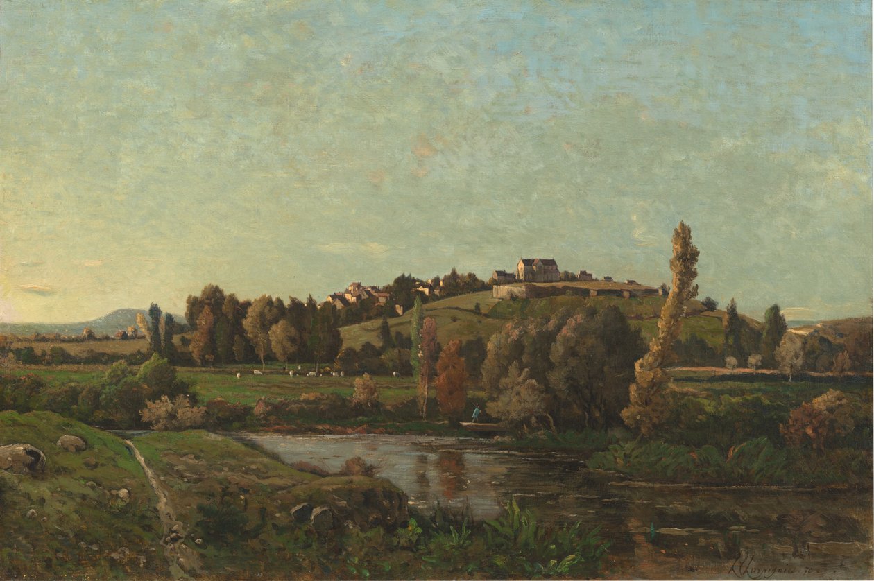 Landskab i Auvergne, 1870. af Henri Joseph Harpignies