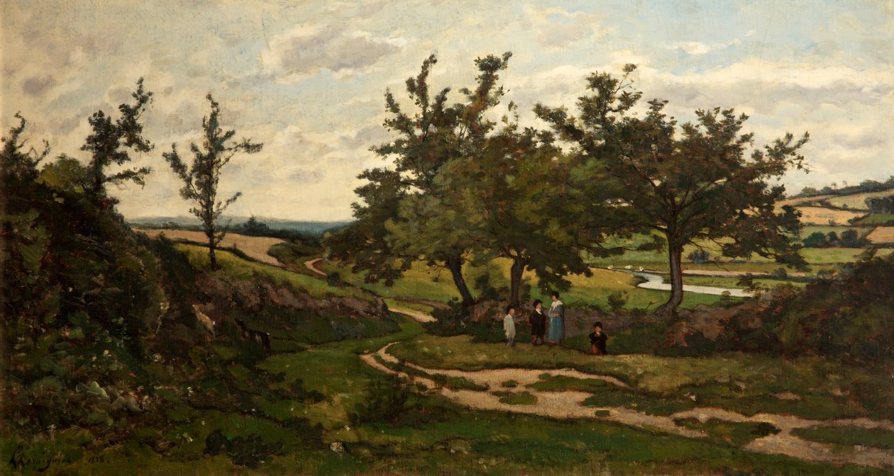 Landskab, 1886 af Henri Joseph Harpignies