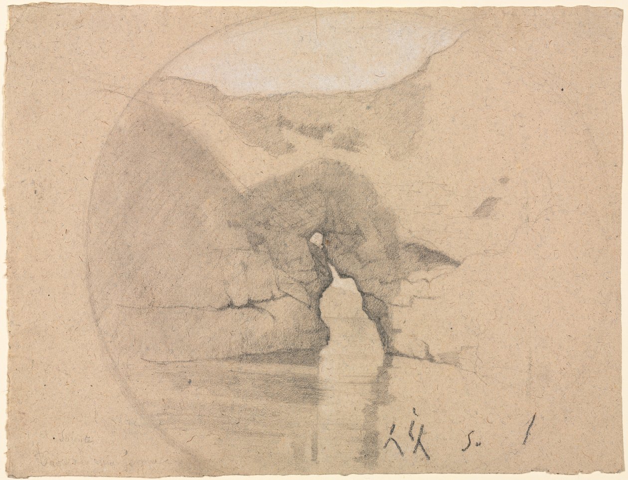 Sorrento, dronning Joans bade. af Henri Joseph Harpignies