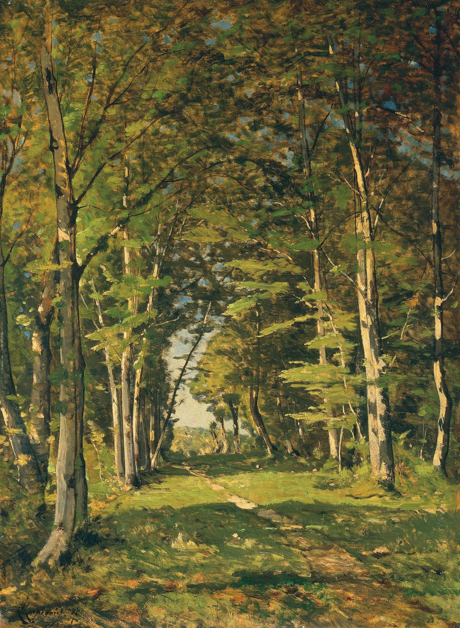 The Woods of Famars, 1887 af Henri Joseph Harpignies