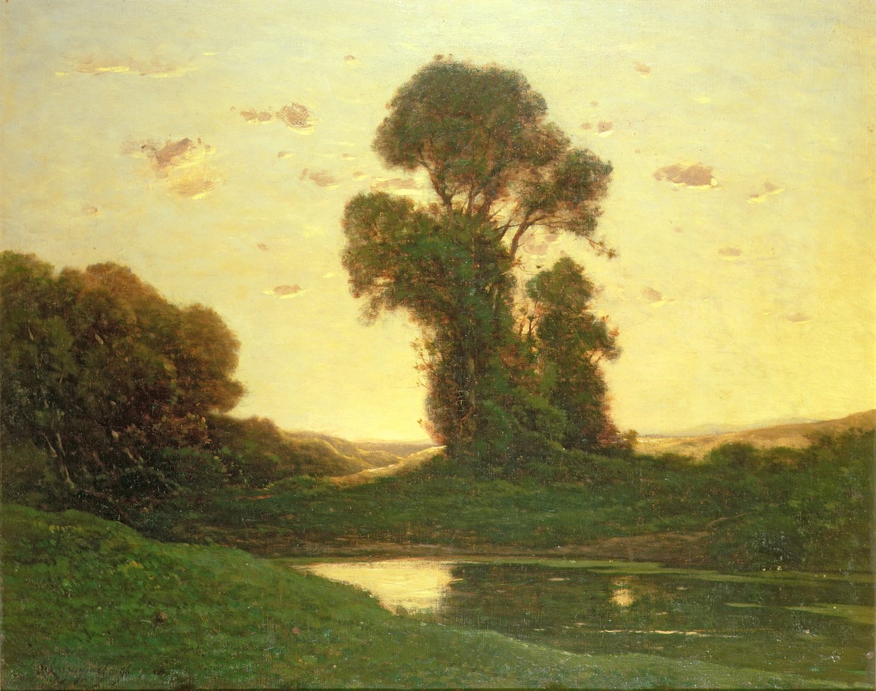 Udsigt i Campagna af Henri Joseph Harpignies