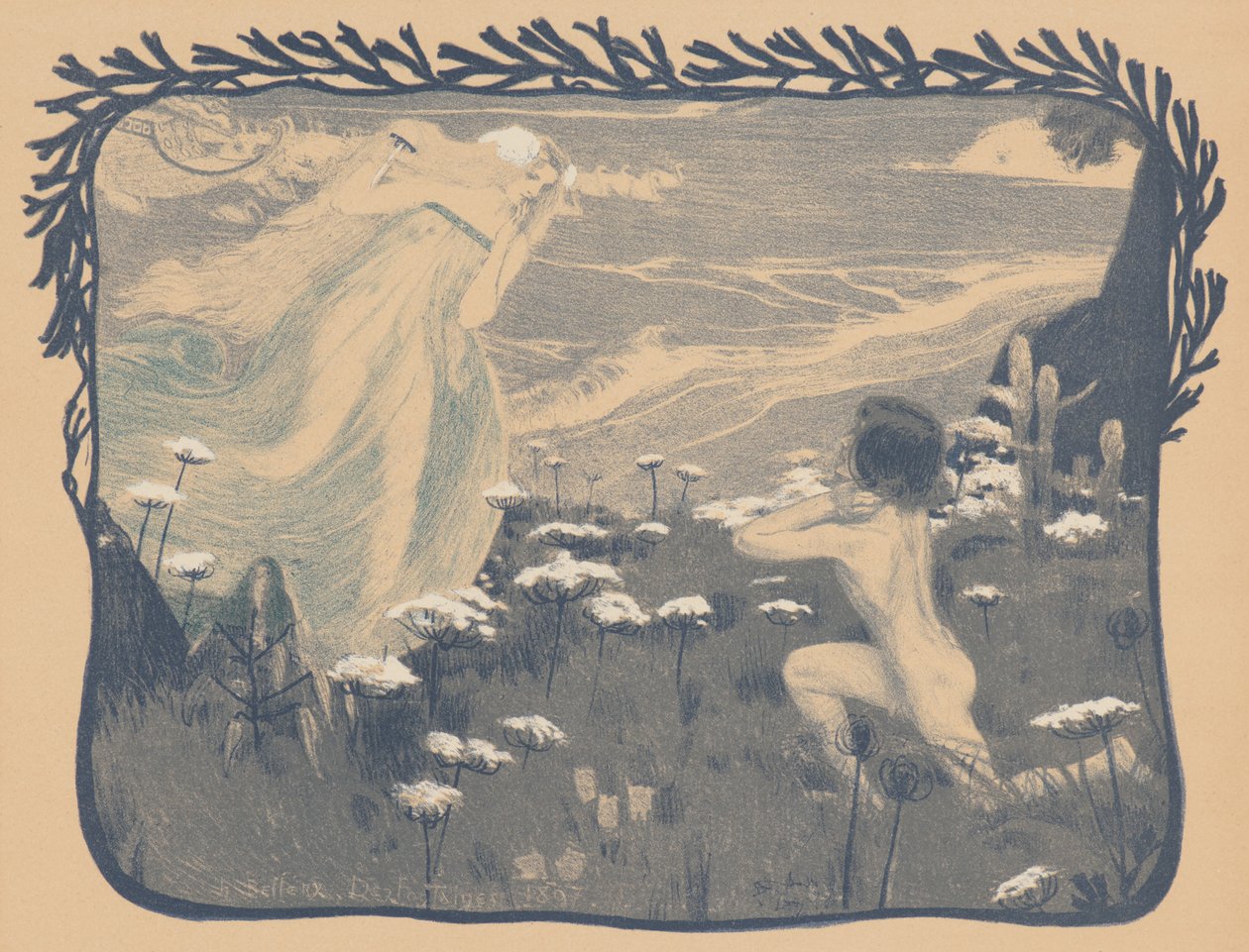 Illusionen, 1897. af Henri Jules Ferdinand Bellery Desfontaines