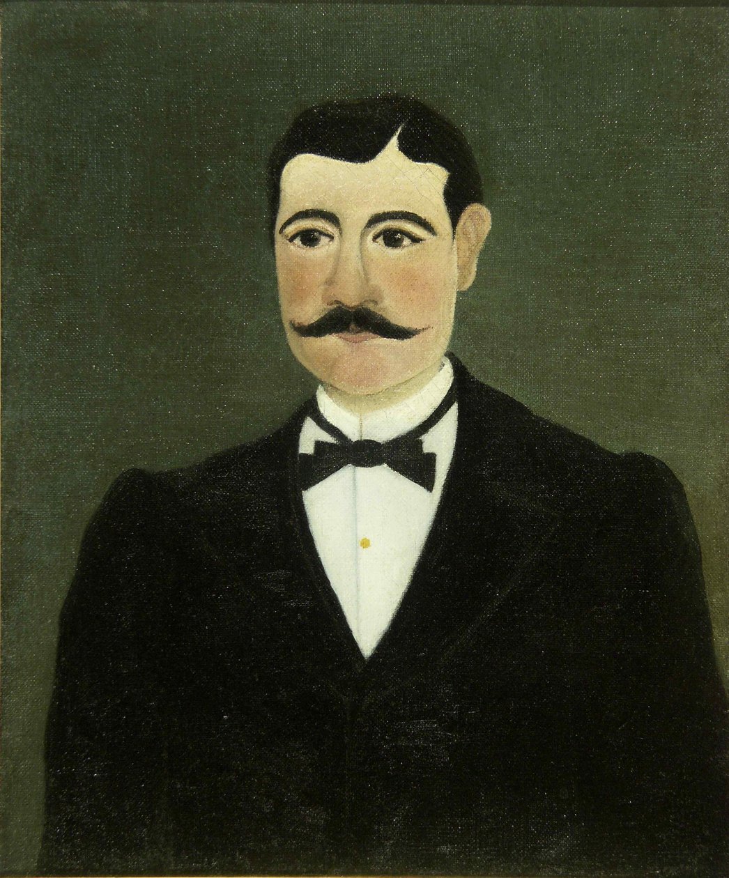 Portræt af Frumence Biche i civile klæder, ca 1891. af Henri Julien Félix Rousseau