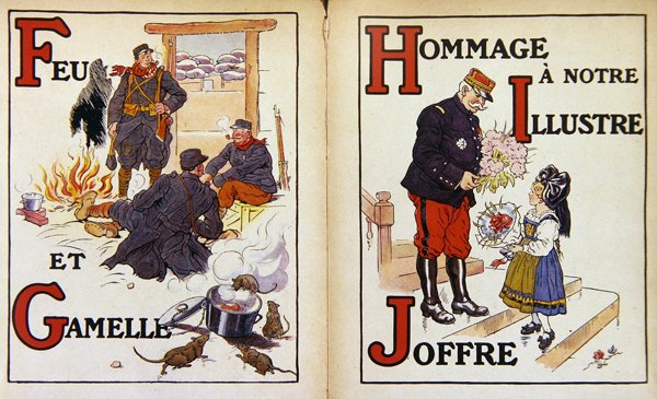 Fire and Mess tin, og hyldest til marskal Joffre, illustration fra 