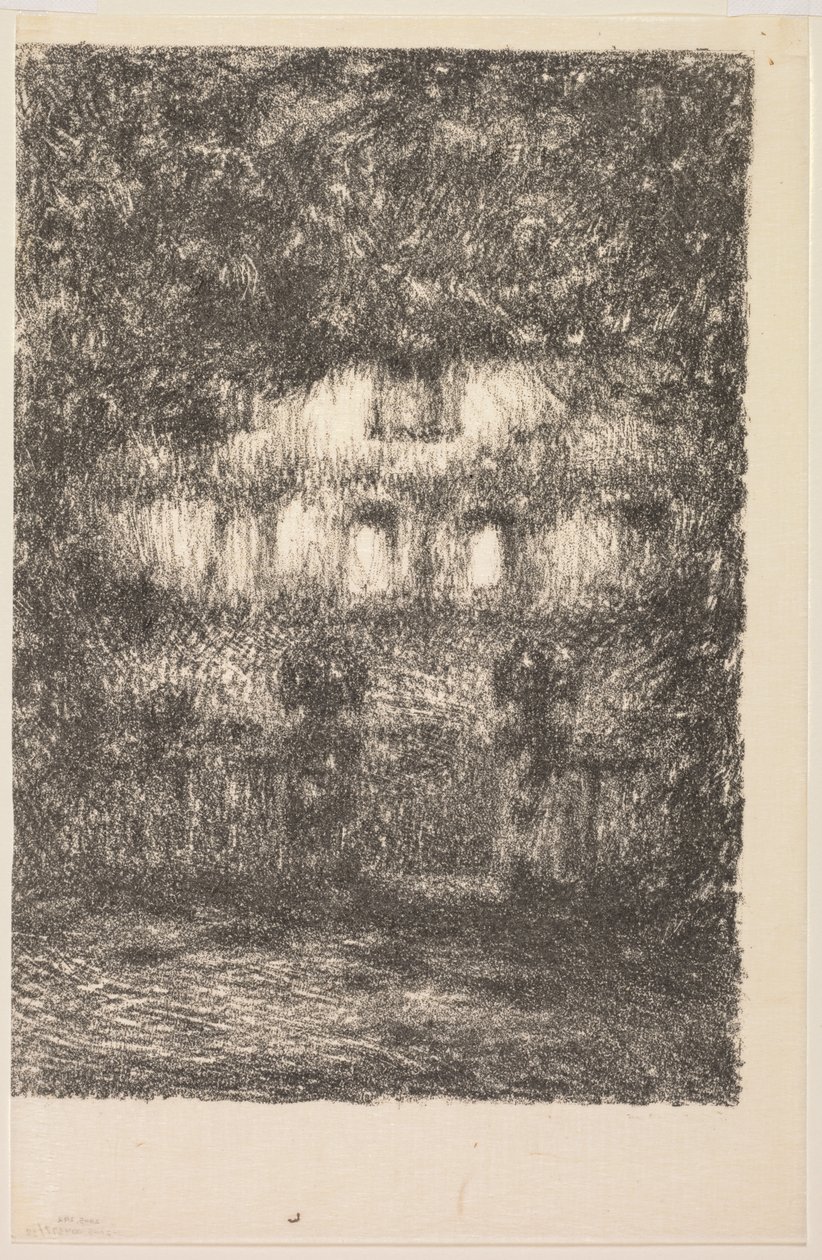 Huset i måneskin af Henri Le Sidaner