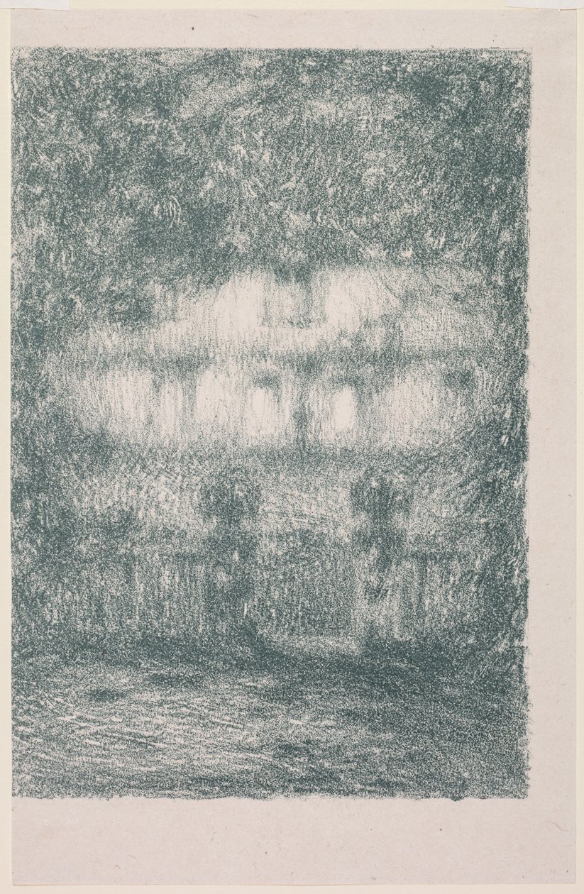Huset i måneskin af Henri Le Sidaner