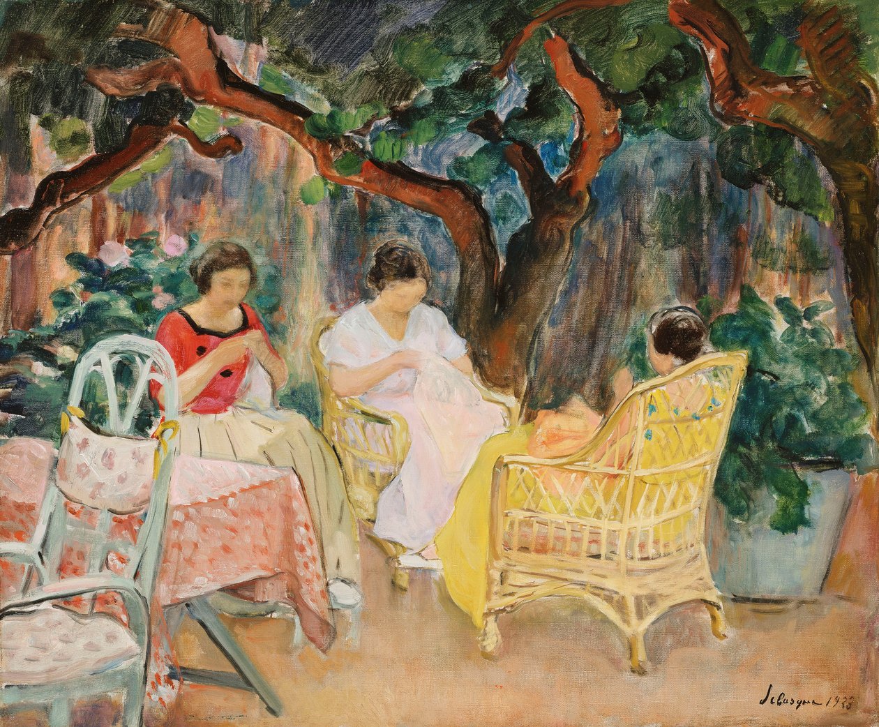 Eftermiddag; Après-midi, 1923 af Henri Lebasque