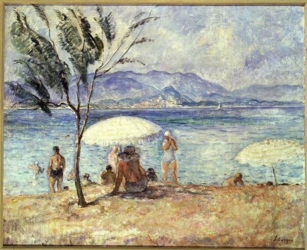 Badende, ca. 1928 af Henri Lebasque