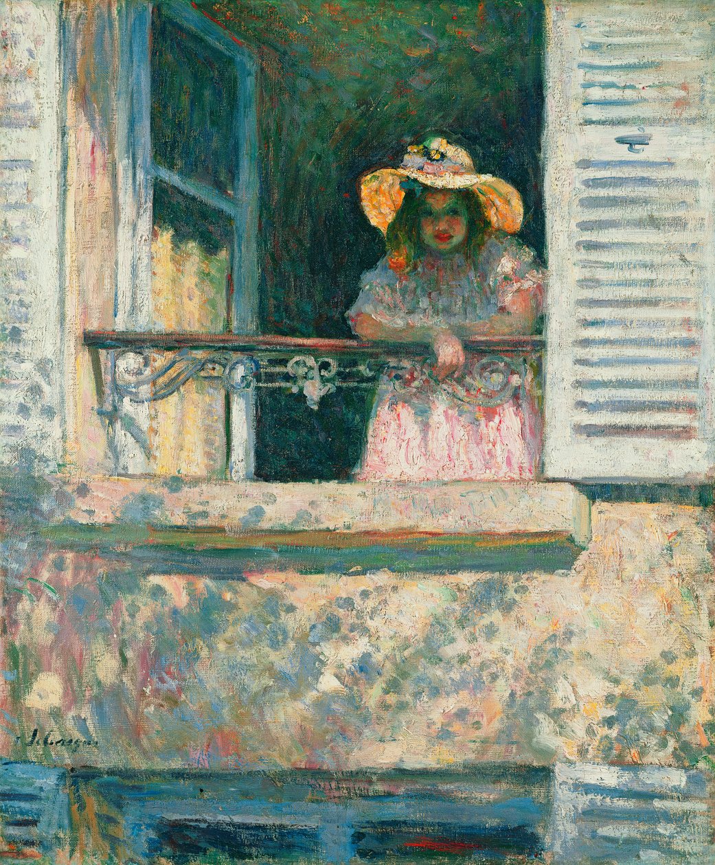 Pige ved vinduet; Pigen ved vinduet, ca. 1903-1904 af Henri Lebasque