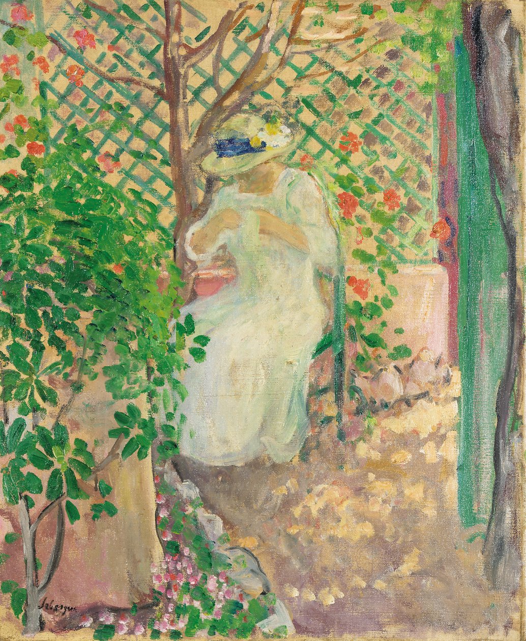 Marthe Lebasque i Gloriette af Henri Lebasque
