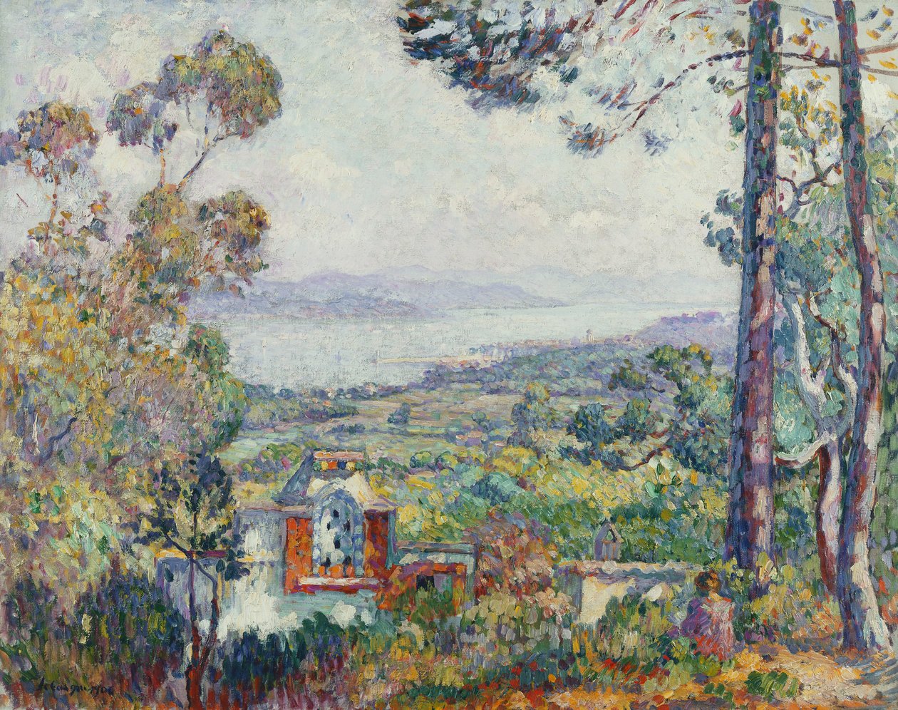 Port of Saint-Tropez, 1906 af Henri Lebasque