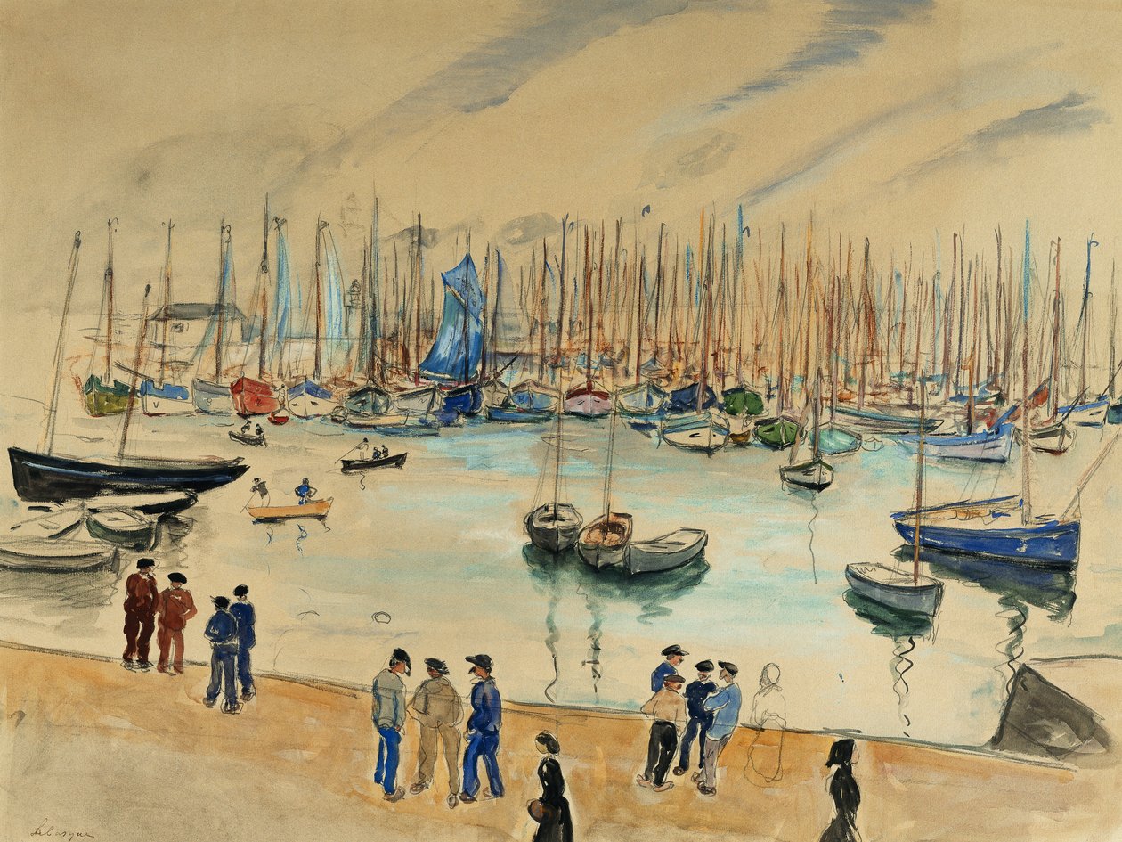 Tur; Le Quai, af Henri Lebasque