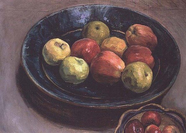 Stilleben med æbler af Henri Lebasque